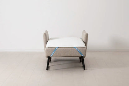 Model 08 Chair Bed Single Sofa Bed, Pumice