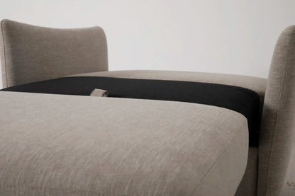 Model 08 Chair Bed Single Sofa Bed, Pumice