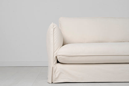 Model 18 2 Seater Sofa with Ottoman, Nougat