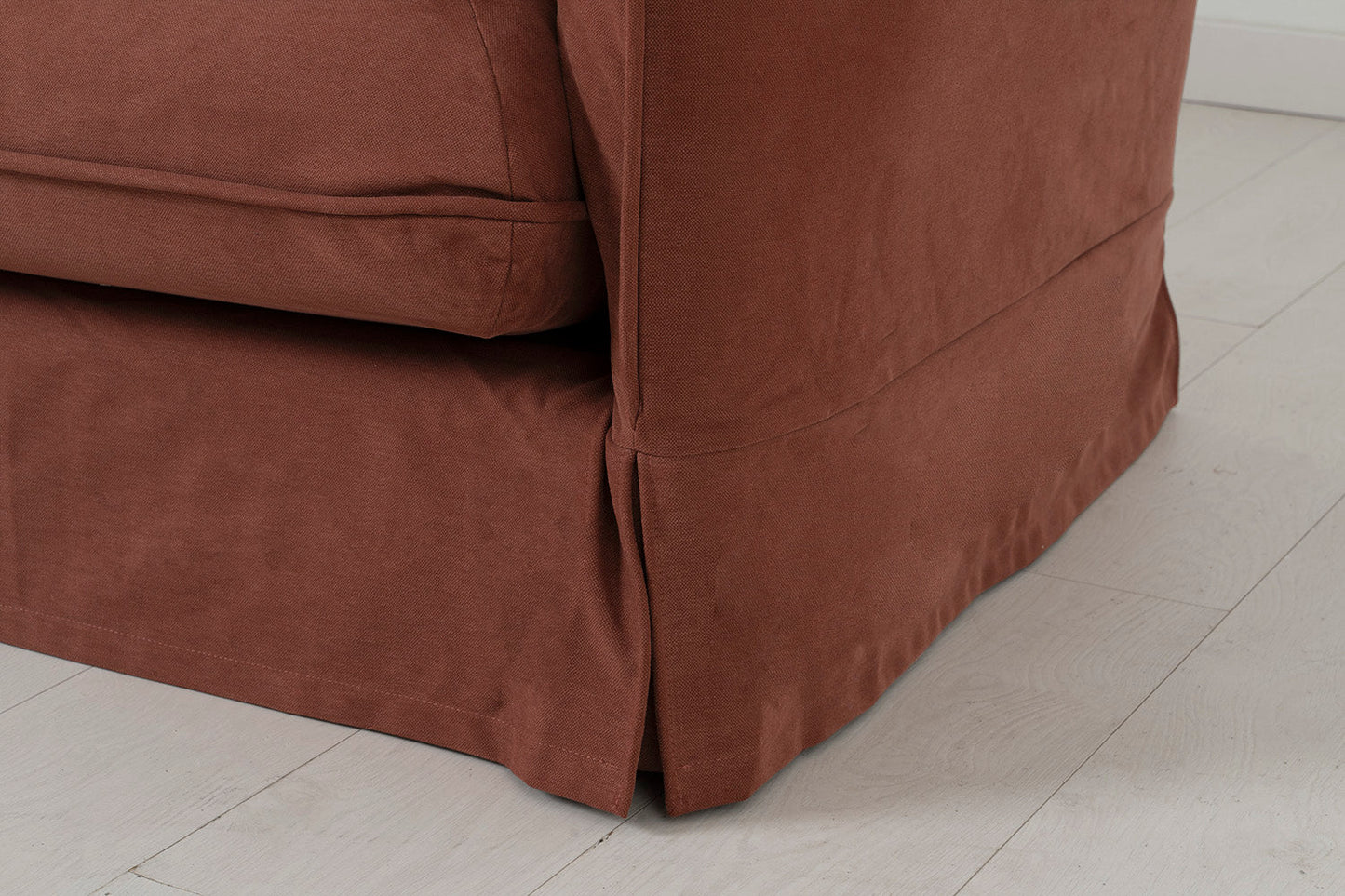 Model 18 Zweisitzer-Sofa mit Polsterhocker, Toskana