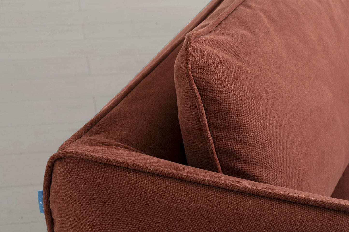 Dreisitzer-Sofa mit Polsterhocker, Toskana