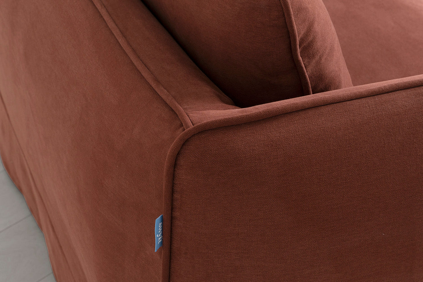 Dreisitzer-Sofa mit Polsterhocker, Toskana