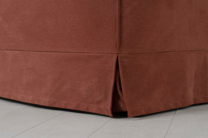 Dreisitzer-Sofa mit Polsterhocker, Toskana