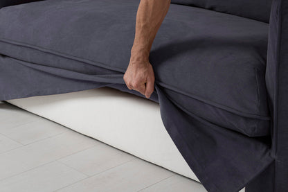 Model 18 Zweisitzer-Sofa Bezüge, Mitternachtsblau