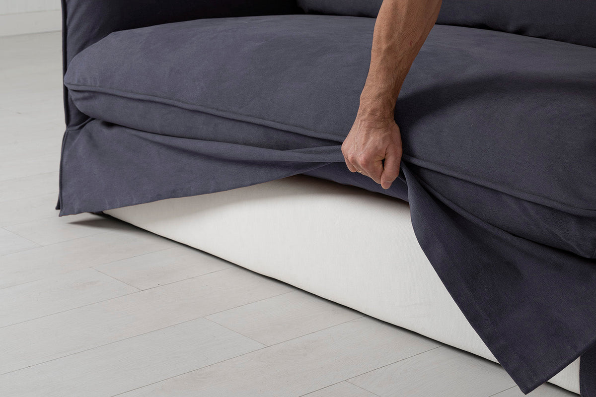 Model 18 Zweisitzer-Sofa Bezüge, Mitternachtsblau