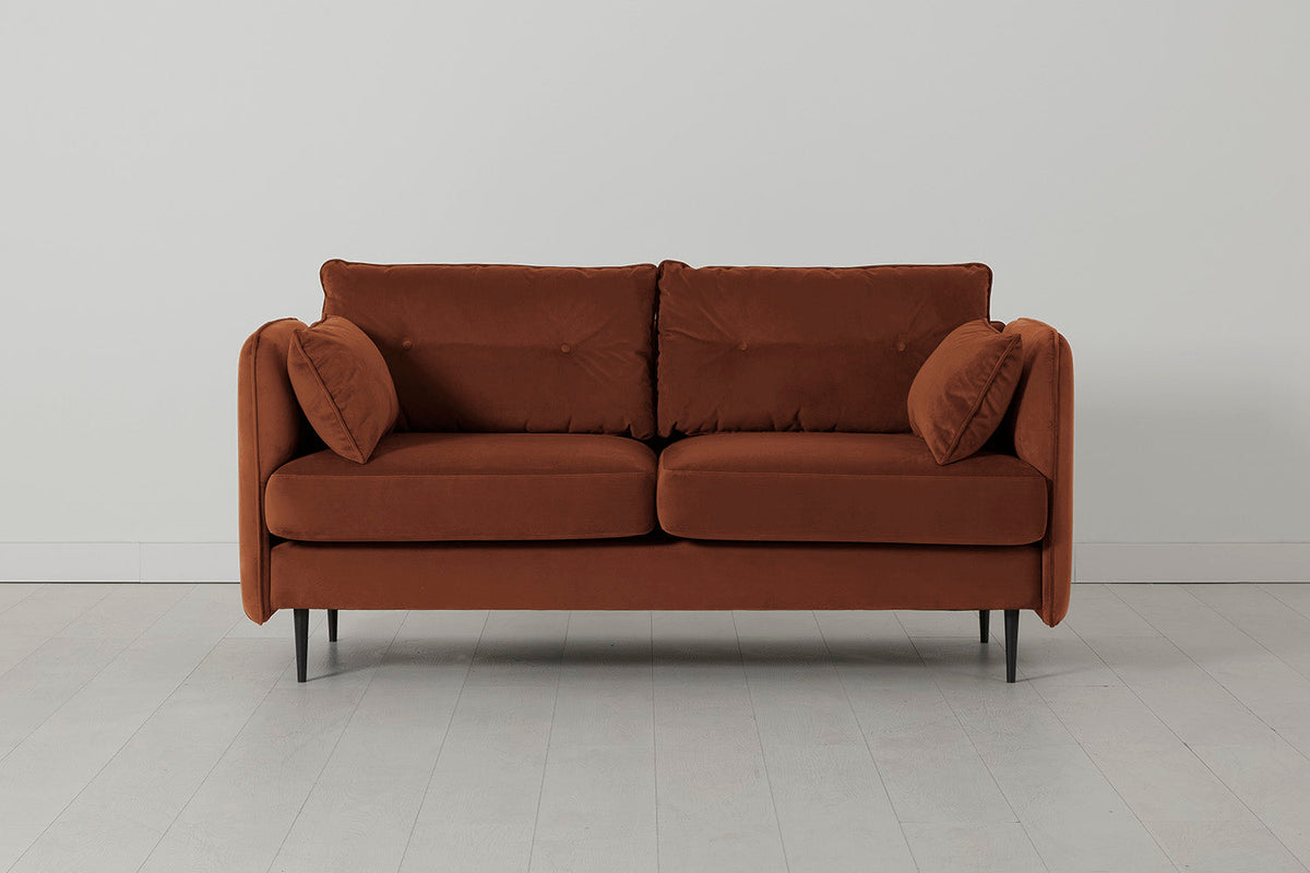 Model 19 Zweisitzer-Sofa, Umbrabraun
