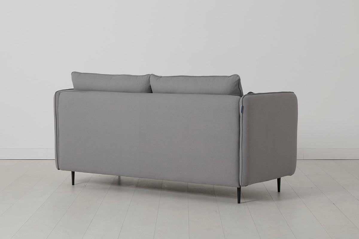 Model 19 2 Seater Sofa with Ottoman, Risso — Back View