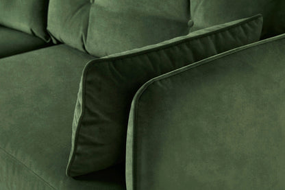 Model 19 3 Seater Left Chaise Sofa, Conifer — Cushion Detail