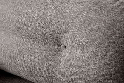 Model 19 3 Seater Right Chaise Sofa, Shadow — Cushion Detail