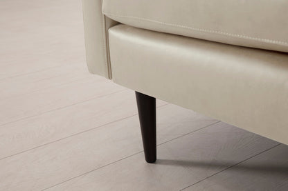Model 01 2-Seater Sofa with Ottoman, Oyster