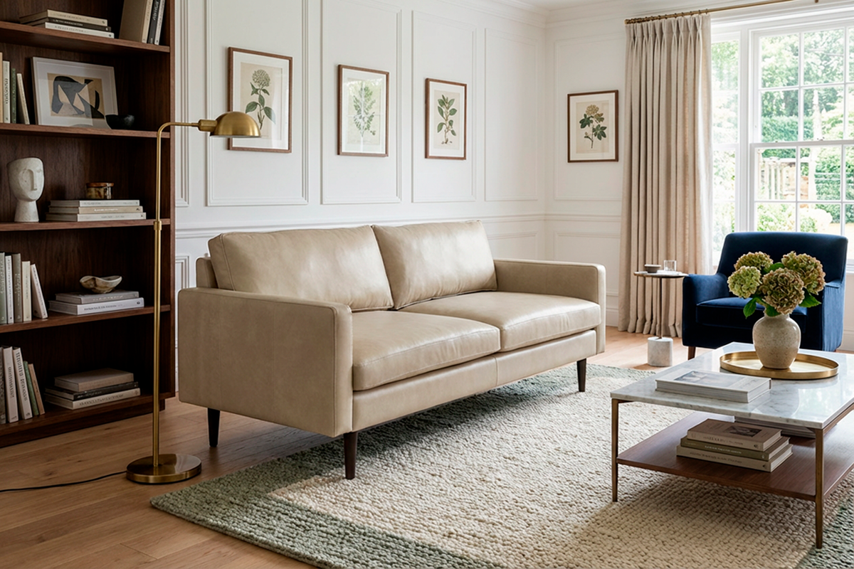 Model 01 2-Seater Sofa, Oyster