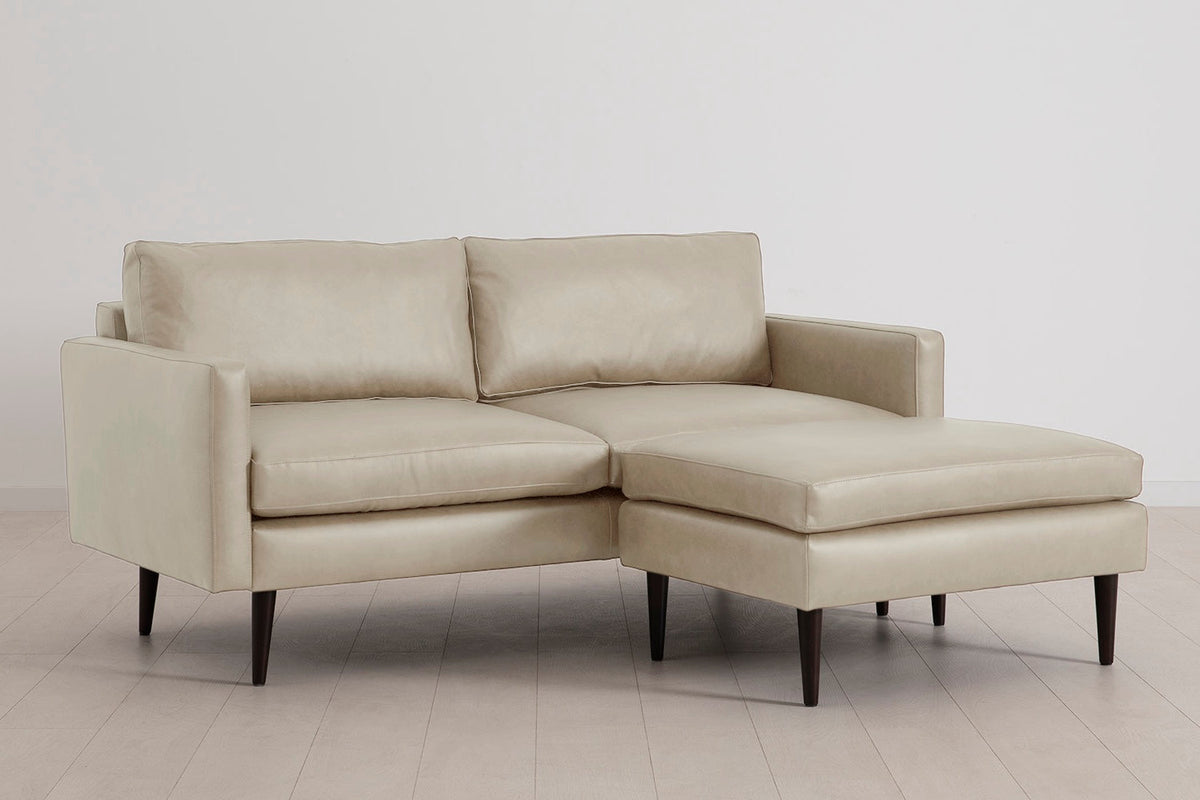 Model 01 2-Seater Sofa with Ottoman, Oyster