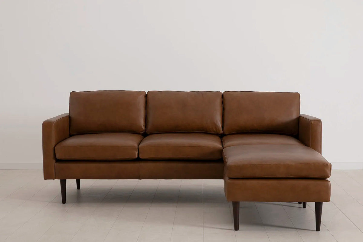 Model 01 3-Seater Sofa with Ottoman, Maple