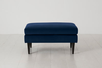 Model 01 Ottoman, Indigo
