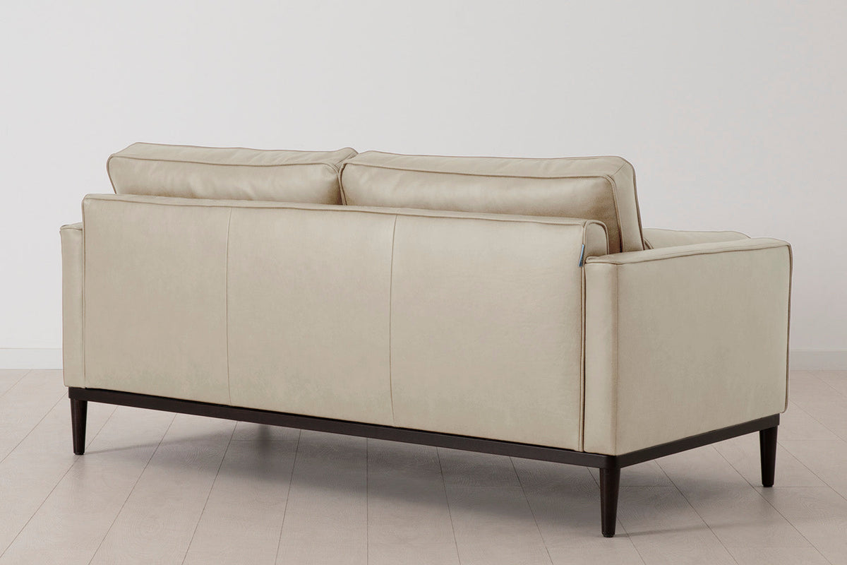 Model 02 Zweisitzer Sofa mit Hocker, Oyster