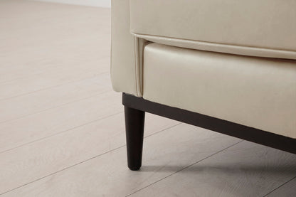 Model 02 3-Seater Sofa with Ottoman, Oyster