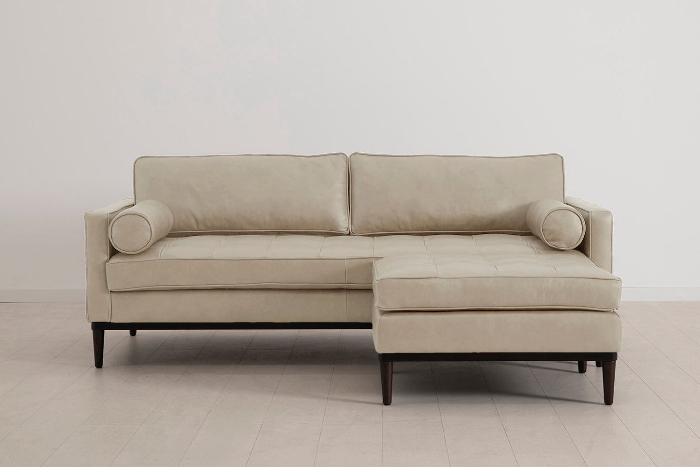 Model 02 3-Seater Sofa with Ottoman, Oyster