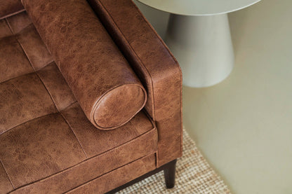 Model 02 2-Seater Sofa, Chestnut
