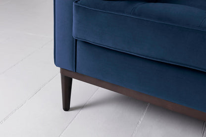 Model 02 2-Seater Sofa with Ottoman, Indigo