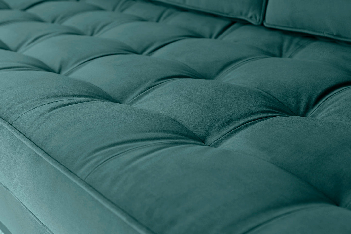 Model 02 Dreisitzer-Schlafsofa , Eisvogelblau