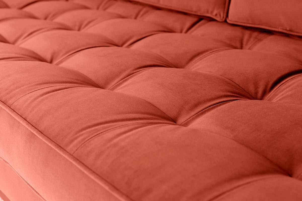 Model 02 3-Seater Sofa with Ottoman, Paprika