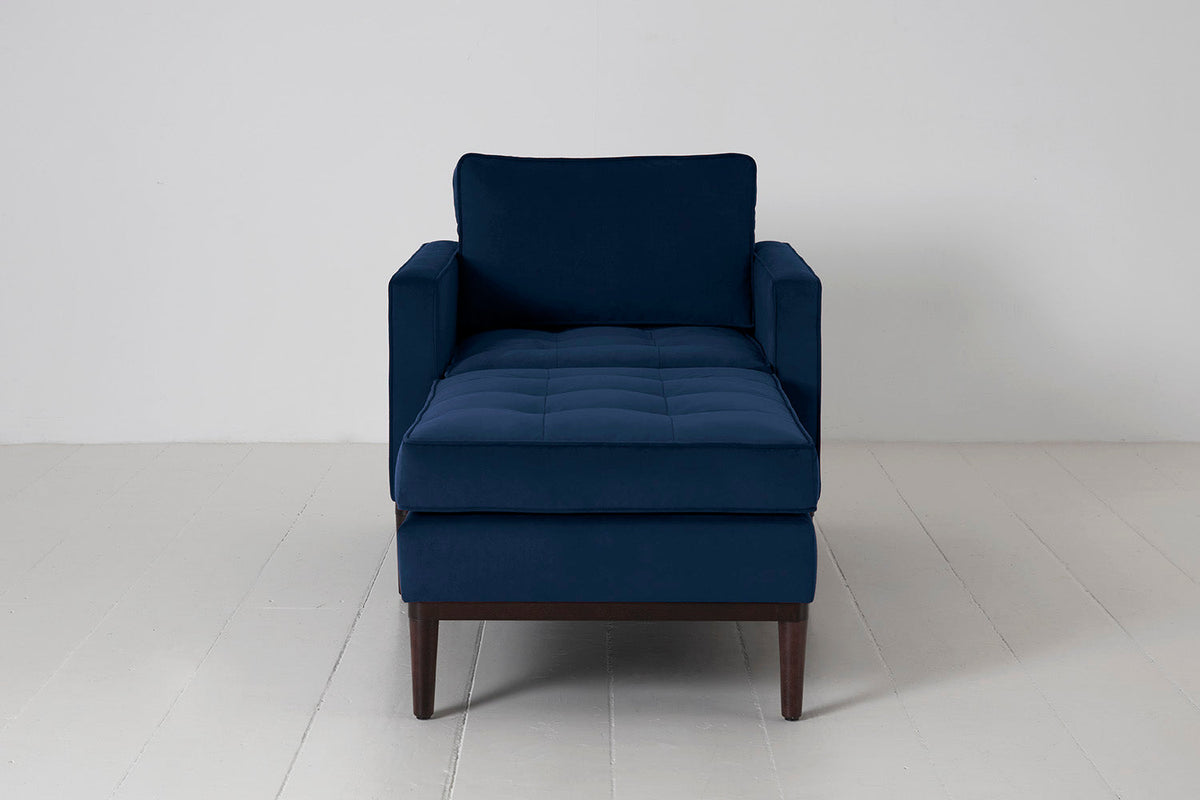 Model 02 Chaise Longue, Indigo