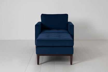 Model 02 Chaise Longue, Indigo