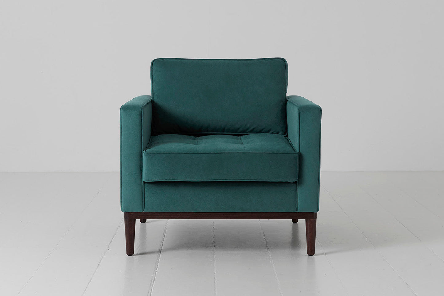 Sessel Model 02, Eisvogelblau