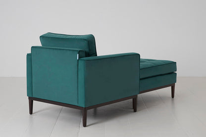 Chaiselongue Model 02, Eisvogelblau