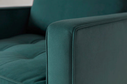 Chaiselongue Model 02, Eisvogelblau