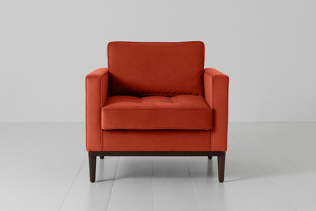 Sessel Model 02, Paprikarot