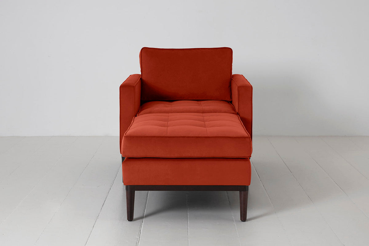 Model 02 Chaise Longue, Paprika