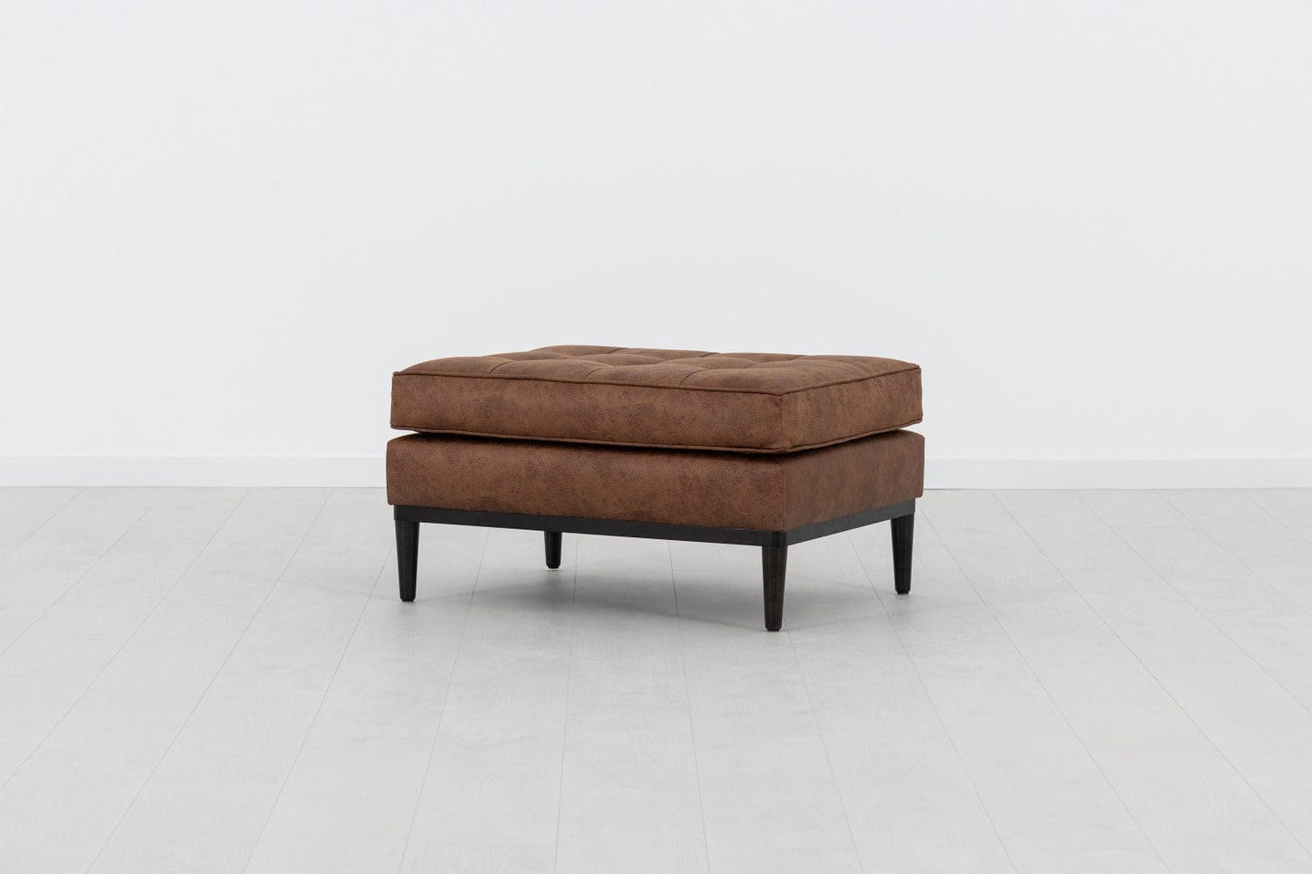 Model 02 Ottoman, Chestnut
