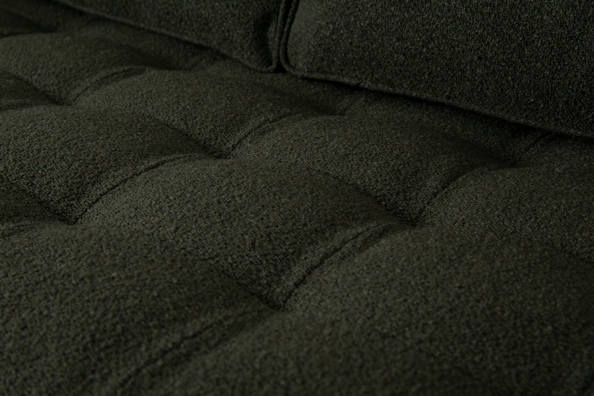 Model 02 Dreisitzer-Schlafsofa , Farngrün
