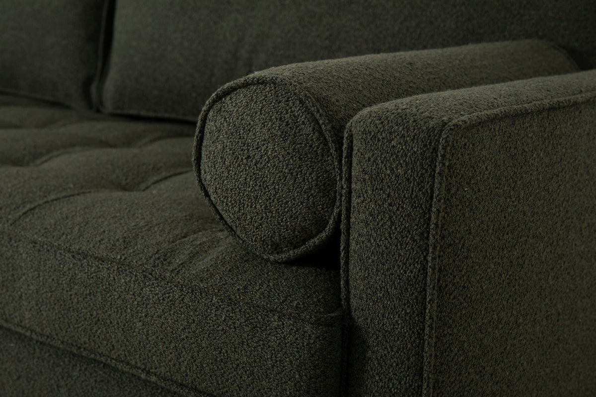 Dreisitzer-Sofa Model 02, Farngrün