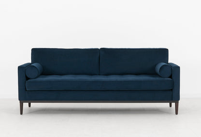 Dreisitzer-Sofa Model 02, Blaugrün