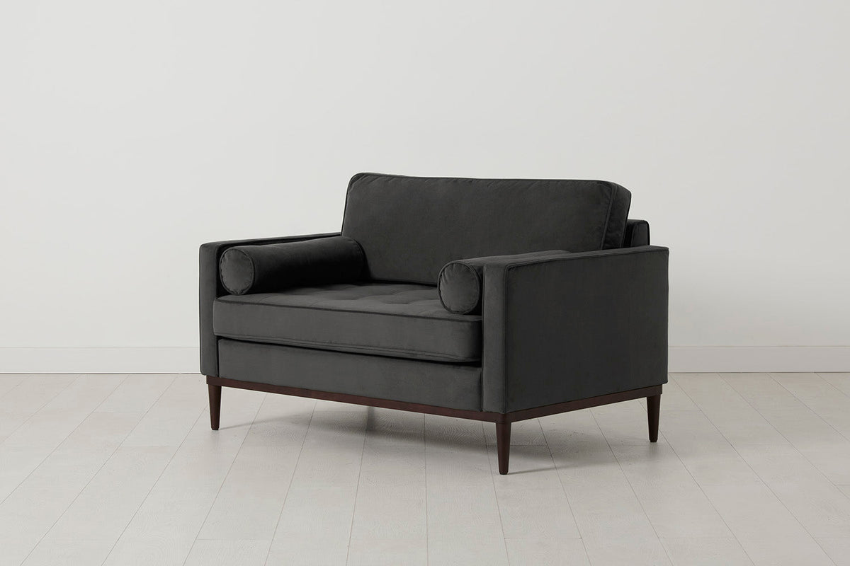 Model 02 Loveseat, Dunkelgrau