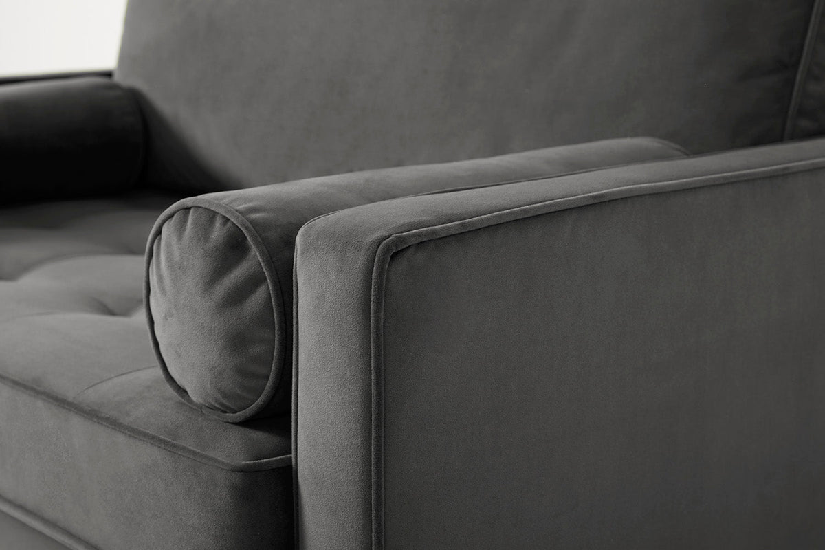 Model 02 Loveseat, Dunkelgrau