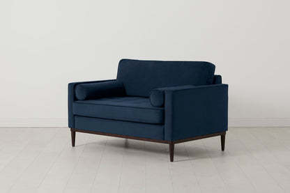 Model 02 Loveseat, Indigoblau