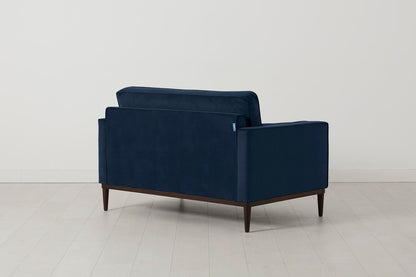 Model 02 Loveseat, Indigoblau