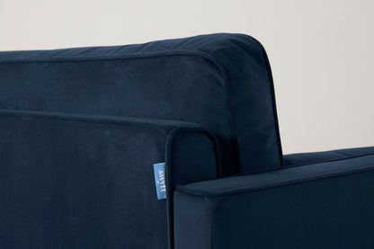 Model 02 Loveseat, Indigoblau