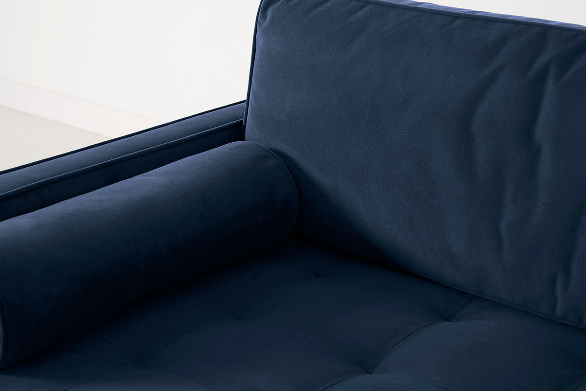 Model 02 Loveseat, Indigoblau