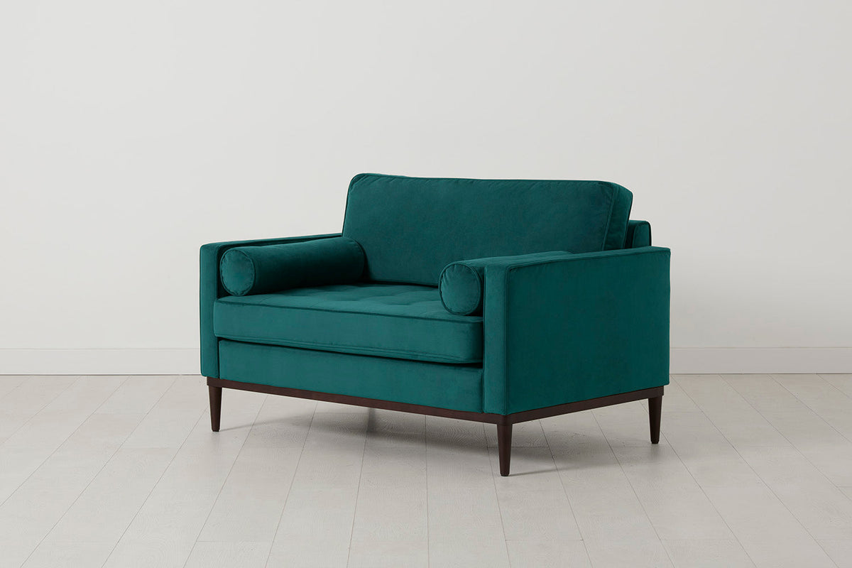 Model 02 Loveseat, Eisvogelblau