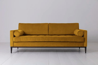Model 02 Sofa Bed 3 Seater, Mustard