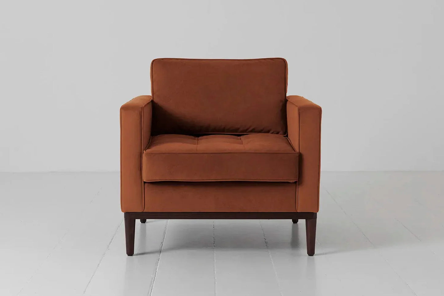 Sessel Model 02, Umbrabraun