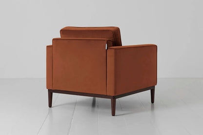 Sessel Model 02, Umbrabraun