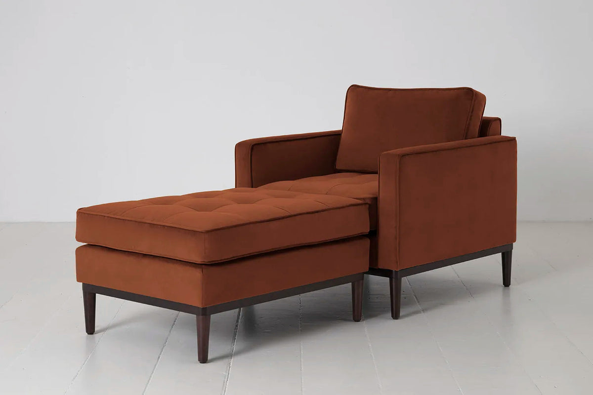 Model 02 Chaise Longue, Umber