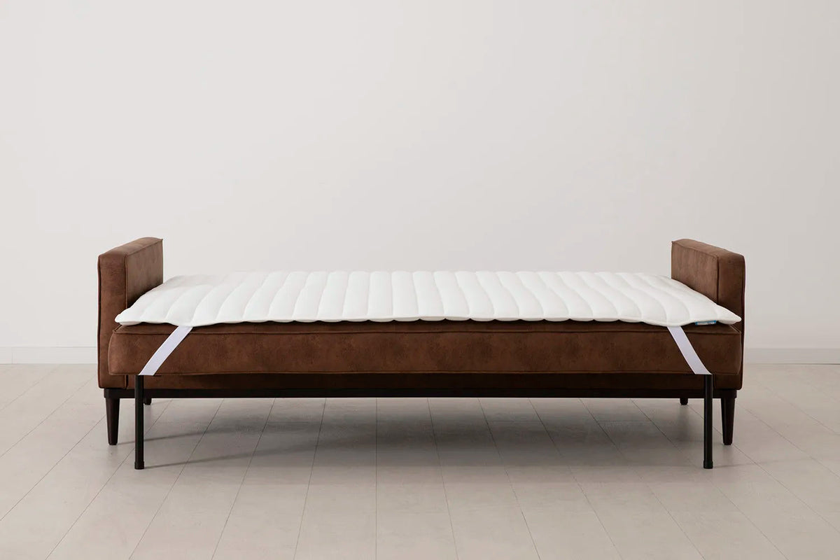 Model 02 Dreisitzer-Schlafsofa , Kastanienbraun