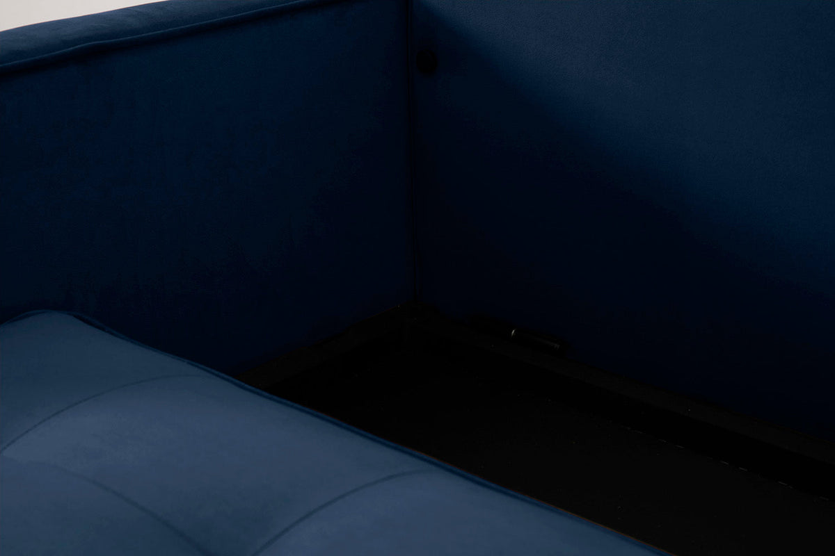 Model 02 Dreisitzer-Schlafsofa , Indigoblau
