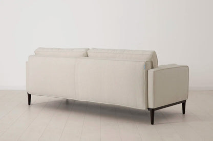 Model 02 Dreisitzer-Schlafsofa , Elfenbeinfarbe